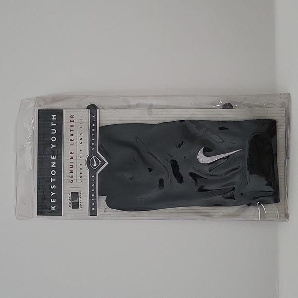Keystone Youth Left Single Genuine Leather Baseball Softball Glove By Nike - Picture 7 of 10